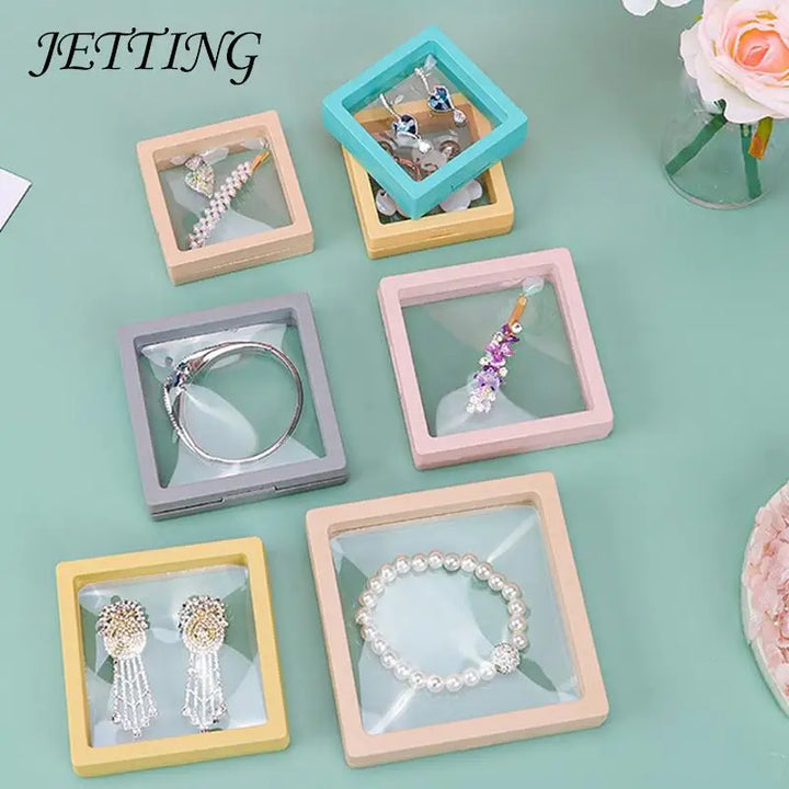 1 Pc Jewelry Foam Tray DIY Inserts Liners Grey/Black Velvet Jewellery Rings Bracelet Watch Showed Case Earrings Hole Tray