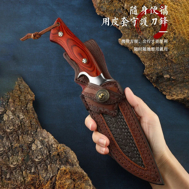 New High Hardness Tactical Knife Sharp Blade Wood Handle Military Self Defense Tool Edc Knife Bushcraft Camping Portable Knives