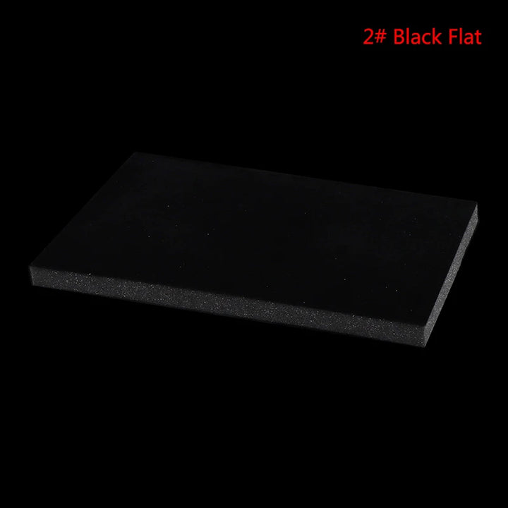 1 Pc Jewelry Foam Tray DIY Inserts Liners Grey/Black Velvet Jewellery Rings Bracelet Watch Showed Case Earrings Hole Tray