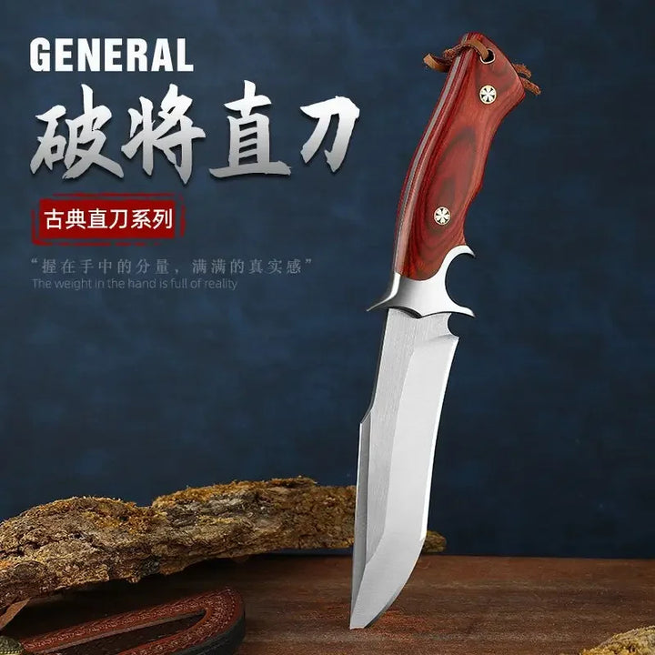 New High Hardness Tactical Knife Sharp Blade Wood Handle Military Self Defense Tool Edc Knife Bushcraft Camping Portable Knives