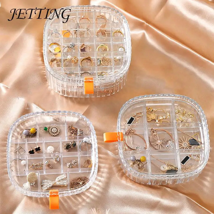 1 Pc Jewelry Foam Tray DIY Inserts Liners Grey/Black Velvet Jewellery Rings Bracelet Watch Showed Case Earrings Hole Tray