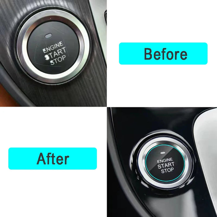 Car Start Stop Button Protective Film Sticker for Citroen Grand C4 Picasso C4 Aircross C Elysee DS3 C5 C3 C2 C4 C6 C8 DS4 DS3 DS