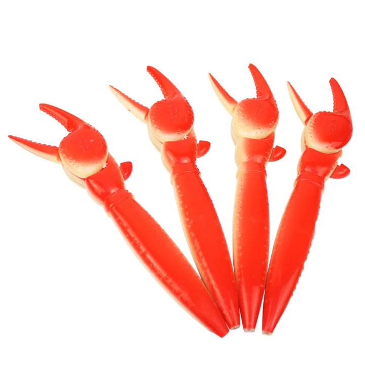 Lovely Interesting Lobster Paw Clamp Ballpoint Pen Funny Kids Gift School Supplies Plastic Hammer Neutral Pen Office Stationary