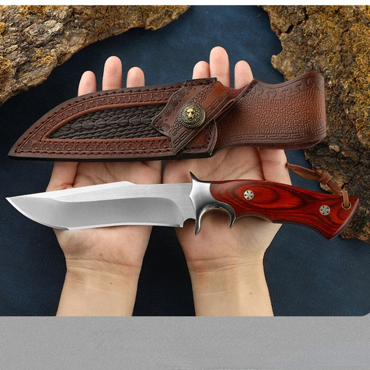 New High Hardness Tactical Knife Sharp Blade Wood Handle Military Self Defense Tool Edc Knife Bushcraft Camping Portable Knives